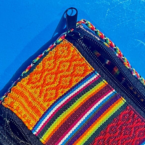 Lot of 2 Tribal Indigenous clutch bag/cross body purse - Picture 5 of 16